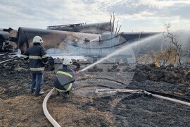 Село Пясъчево - влак - пожар
