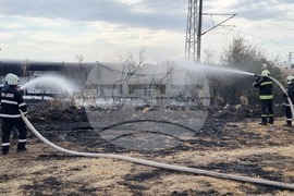 Село Пясъчево - влак - пожар