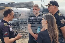 Село Пясъчево - влак - пожар