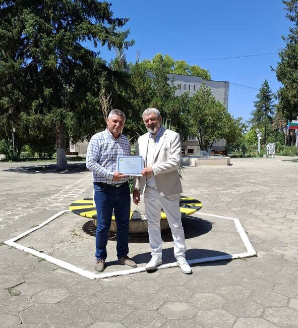 Началникът на Районното управление в Бяла бе отличен с грамота от областния управител на Русе 