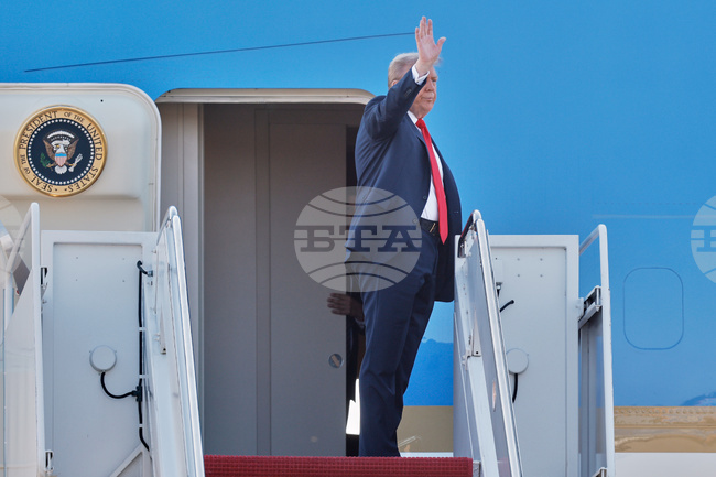 Ако срещата с Путин "не върви добре", ще си тръгна, заяви Тръмп пред репортери на борда на "Еър Форс 1"