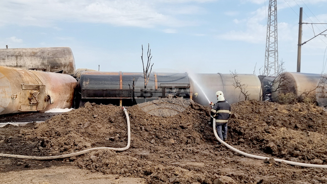 Freight Train Derails near Southern Village, Destroying 100m of Railway Track