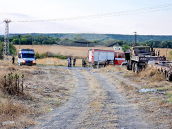 Обручище - пожар - частично бедствено положение