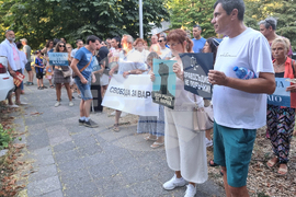 Варна - протест в защита на кмета Благомир Коцев