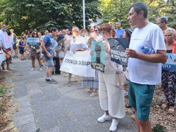 Варна - протест в защита на кмета Благомир Коцев