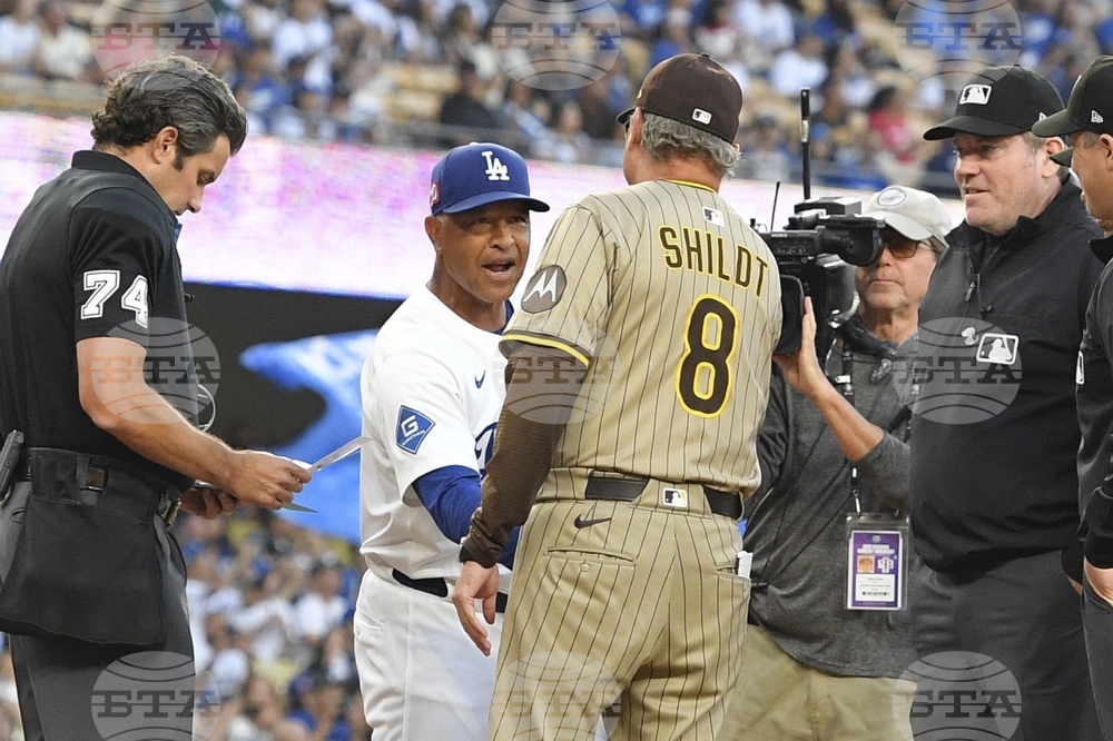 Padres Dodgers Baseball