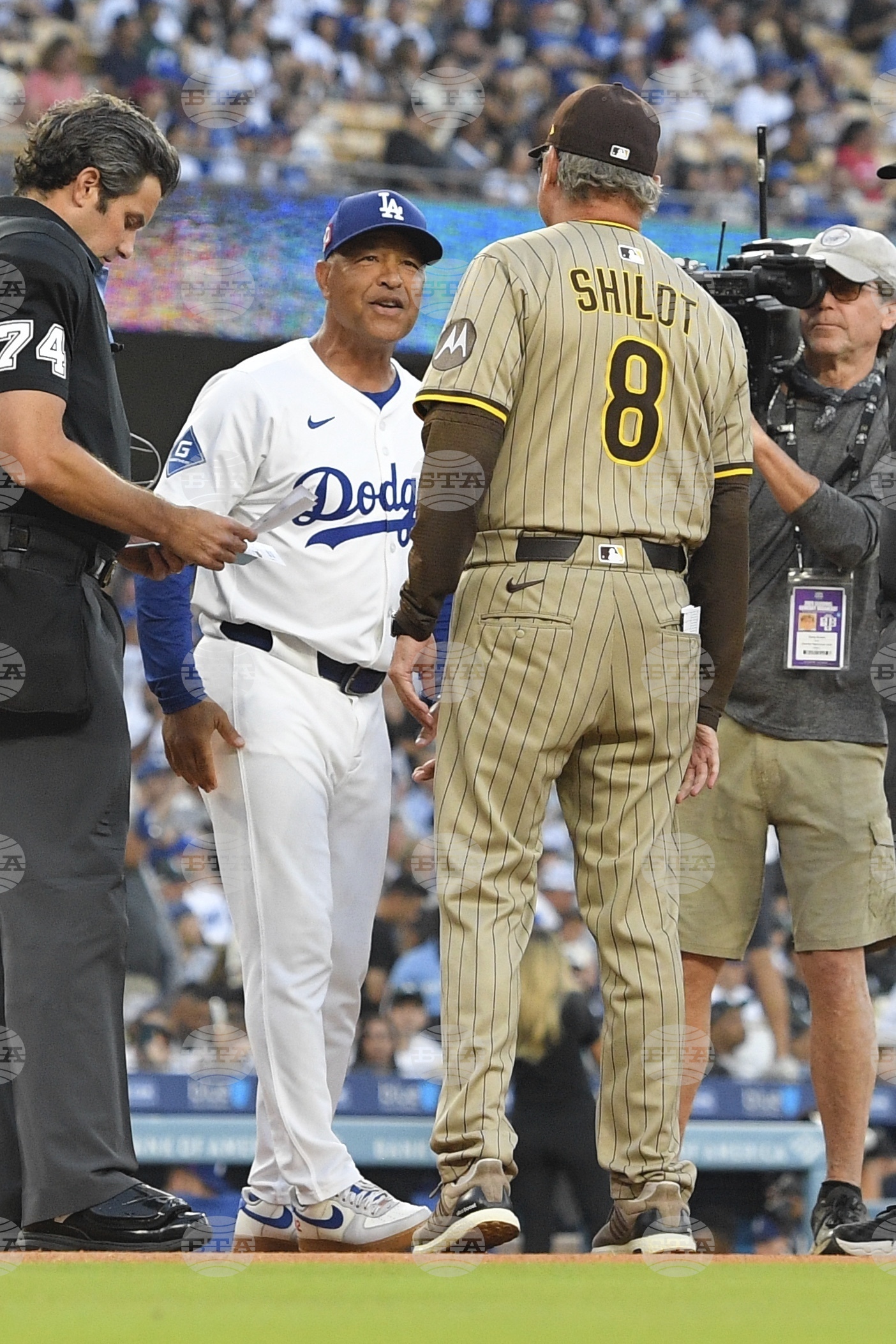 Padres Dodgers Baseball