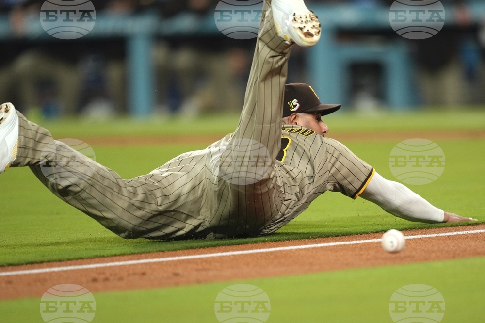 Padres Dodgers Baseball