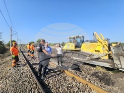 село Пясъчево - ж.п. катастрофа - ремонт