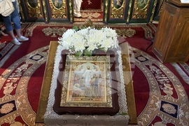 Самоков - патриарх Даниил - Бельова църква - патриаршеска света литургия