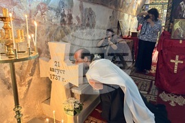 Самоков - патриарх Даниил - Бельова църква - патриаршеска света литургия