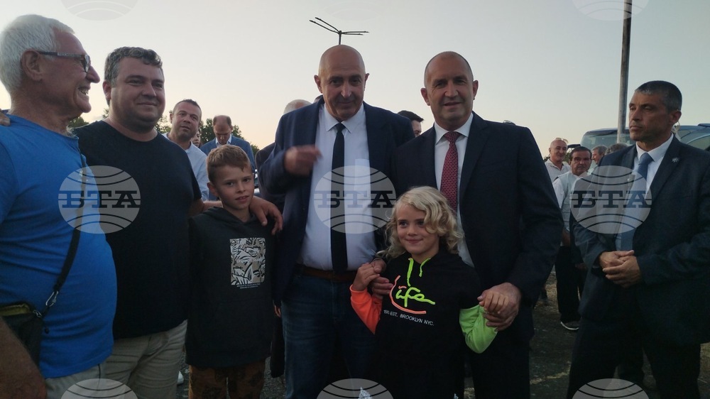 Местност Петрова нива - Румен Радев - 122 години от Илинденско-Преображенско въстание - честване