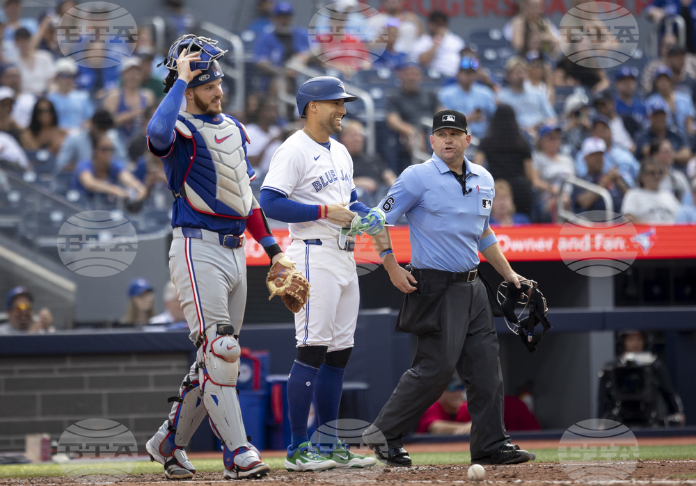 Rangers Blue Jays Baseball