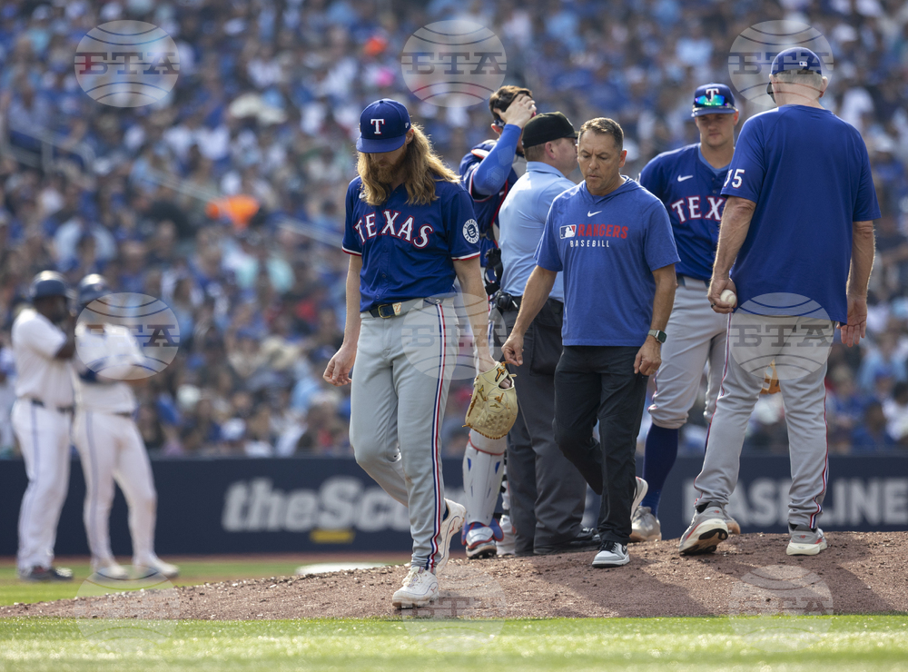 Rangers Blue Jays Baseball