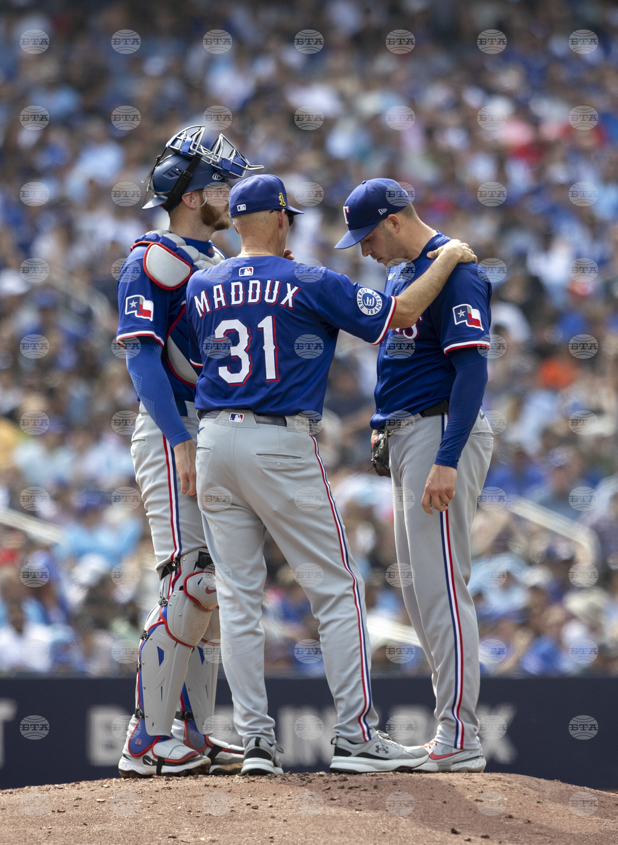 Rangers Blue Jays Baseball