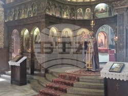 Търговище - църква „Св. Йоан Рилски“ - неделна служба