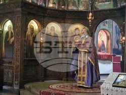 Търговище - църква „Св. Йоан Рилски“ - неделна служба