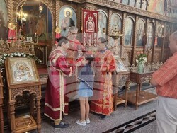 Шумен - храм „Свети Три Светители“ - неделна служба