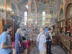 Шумен - храм „Свети Три Светители“ - неделна служба