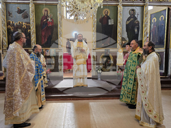 Ново село - храм „Успение Богородично“ - Видински митрополит Пахомий - света литургия