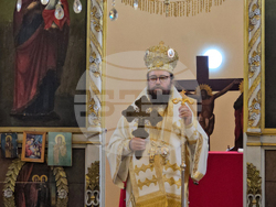 Ново село - храм „Успение Богородично“ - Видински митрополит Пахомий - света литургия