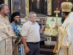 Ново село - храм „Успение Богородично“ - Видински митрополит Пахомий - света литургия