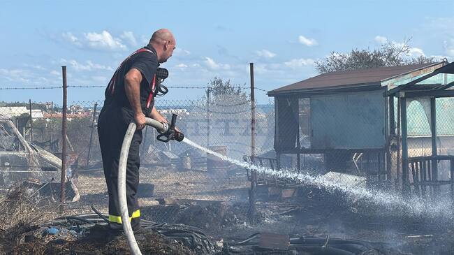 Несебър - пожар