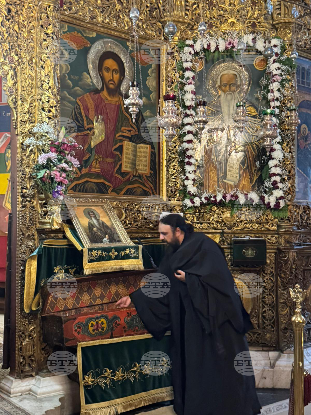 Рилски манастир - патриарх Даниил - Успение на свети Йоан Рилски