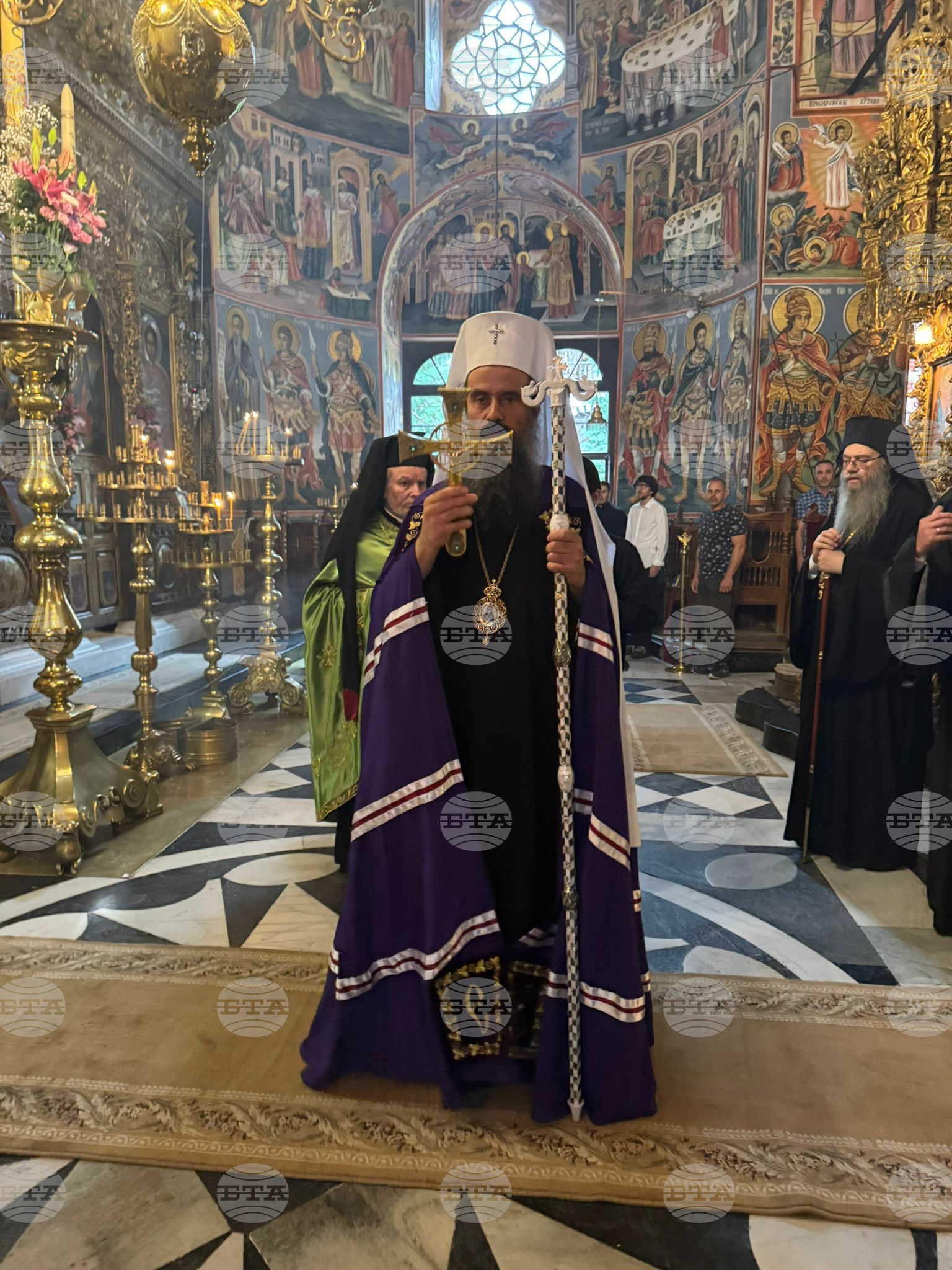 Рилски манастир - патриарх Даниил - Успение на свети Йоан Рилски