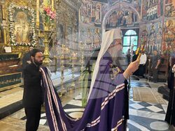 Рилски манастир - патриарх Даниил - Успение на свети Йоан Рилски