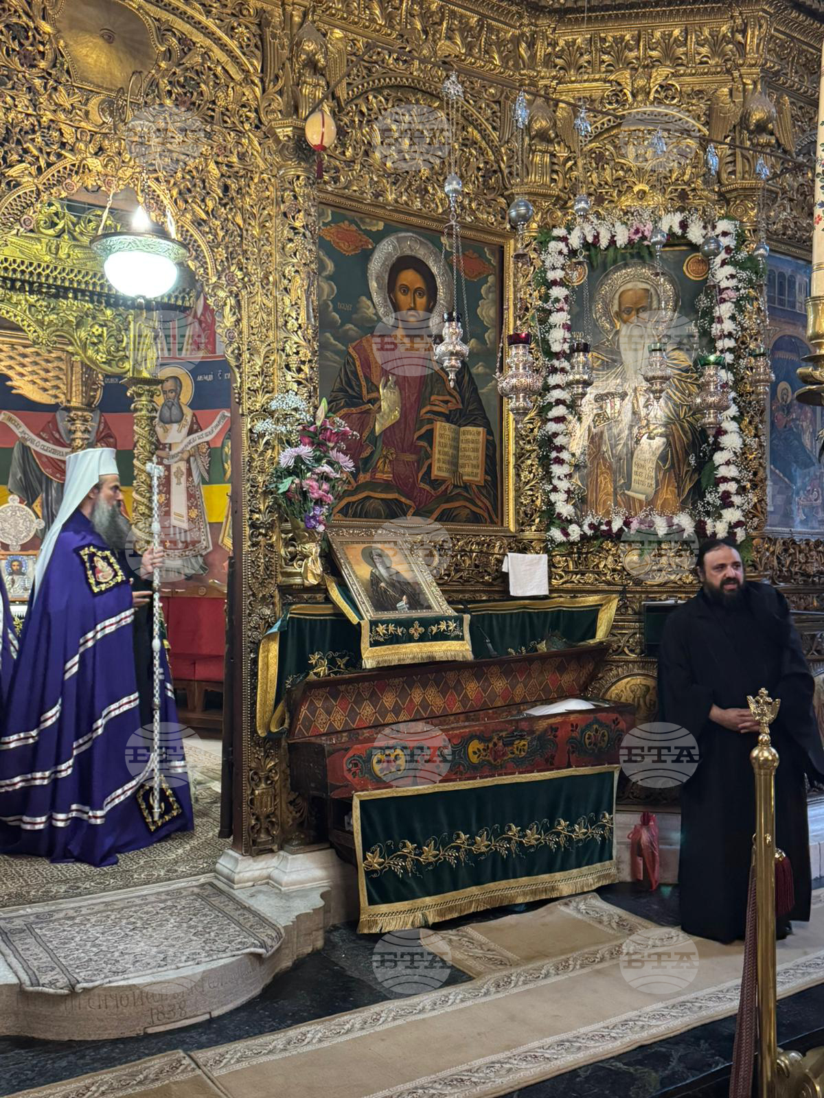 Рилски манастир - патриарх Даниил - Успение на свети Йоан Рилски
