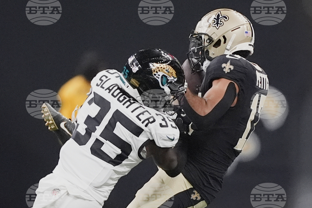 APTOPIX Jaguars Saints Football