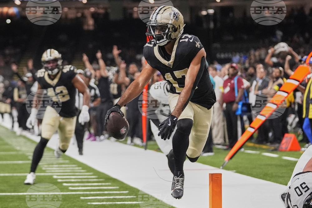 AP TOPIX Jaguars Saints Football