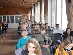 Снимка: Община Видин - среща Община Видин и ВСУ "Любен Каравелов"