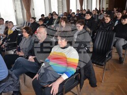 Снимка: Община Видин - среща Община Видин и ВСУ "Любен Каравелов"