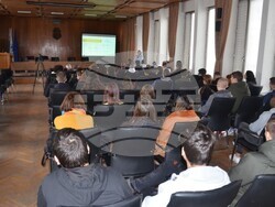 Снимка: Община Видин - среща Община Видин и ВСУ "Любен Каравелов"