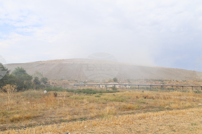 Заради промяна в посоката на вятъра бе разположена станция за измерване качество на въздуха в с. Болярино след пожара на сметището в Шишманци