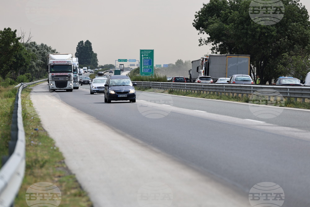 Променя се организацията на движение по участъци от АМ „Тракия“ в област Пловдив заради асфалтови дейности 