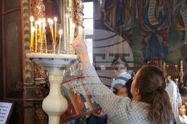 Рилски манастир - патриаршеска света литургия - успение на Свети Иван Рилски