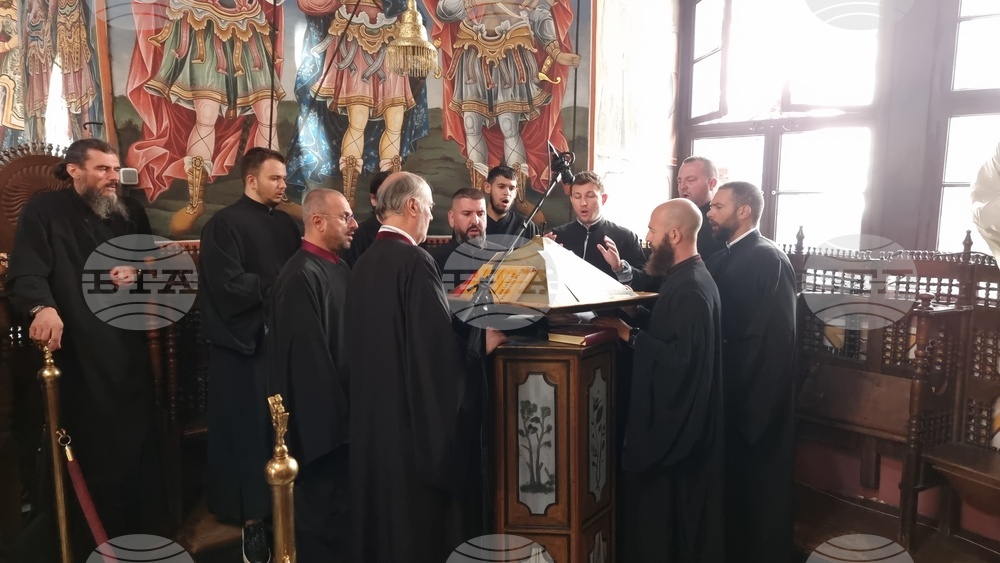 Рилски манастир - патриаршеска света литургия - успение на Свети Иван Рилски