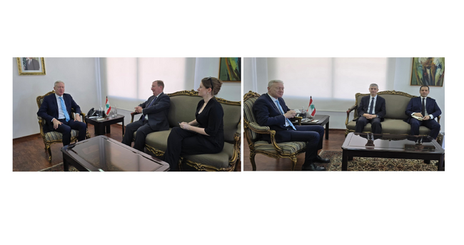 ННА: Външният министър на Ливан се срещна с посланиците на Великобритания и Пакистан във връзка с подновяването на мандата на временните сили на ООН в Ливан