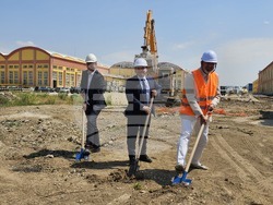 Русе - "Индустриален парк ЛВЗ" - инфраструктура - първа копка