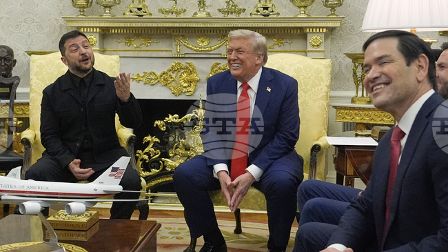 Президентът Зеленски и американският държавен секретар обсъдиха украинската противовъздушна отбрана и стъпките в тристранните преговори