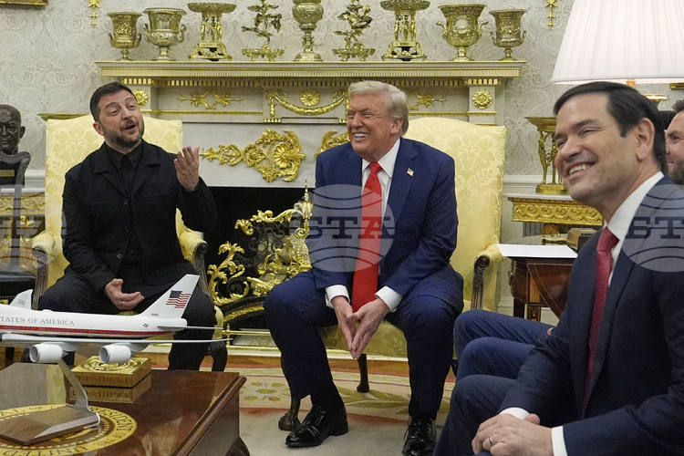 Украинският президент Володимир Зеленски и американският държавен секретар Марко Рубио