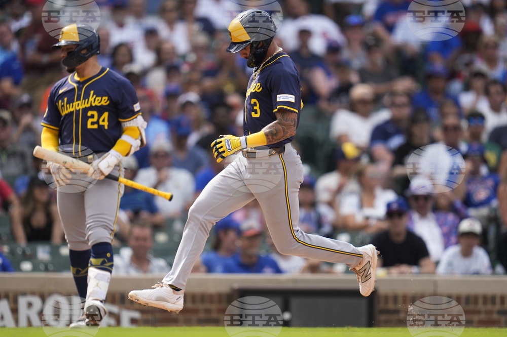 Brewers Cubs Baseball