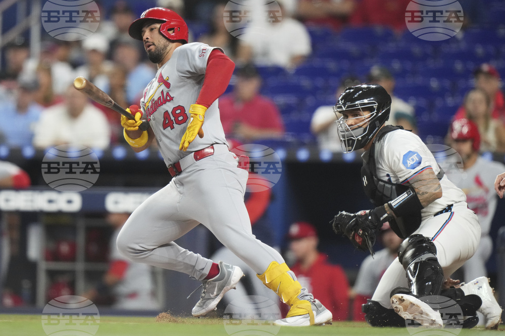 Cardinals Marlins Baseball