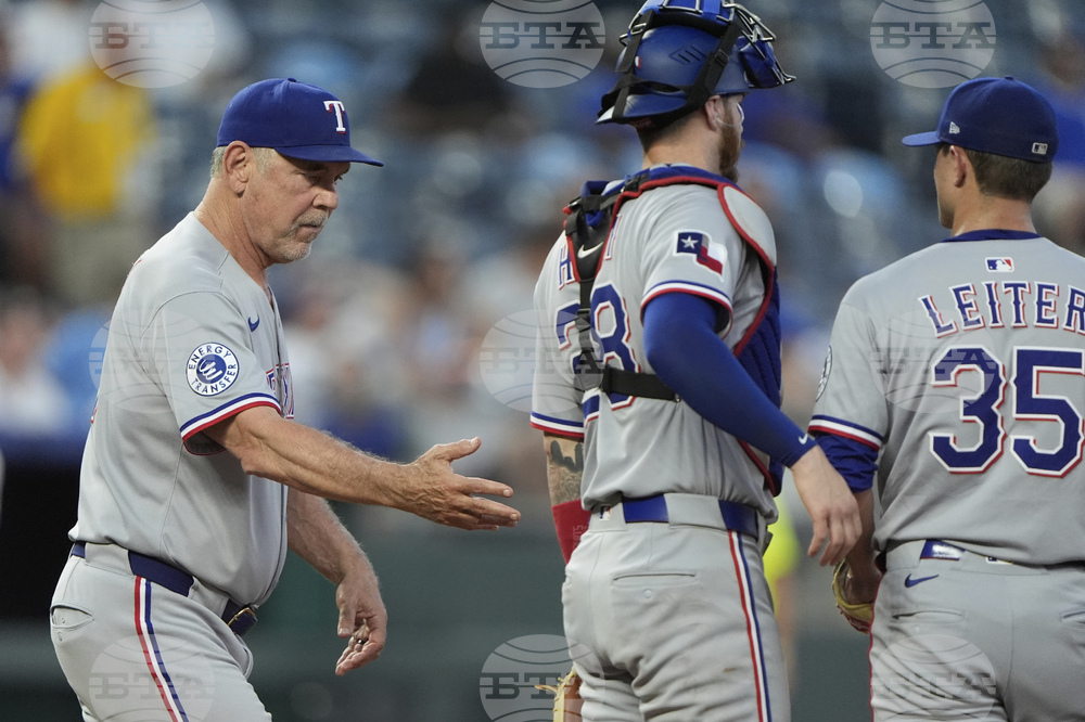 Rangers Royals Baseball