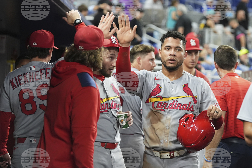 Cardinals Marlins Baseball