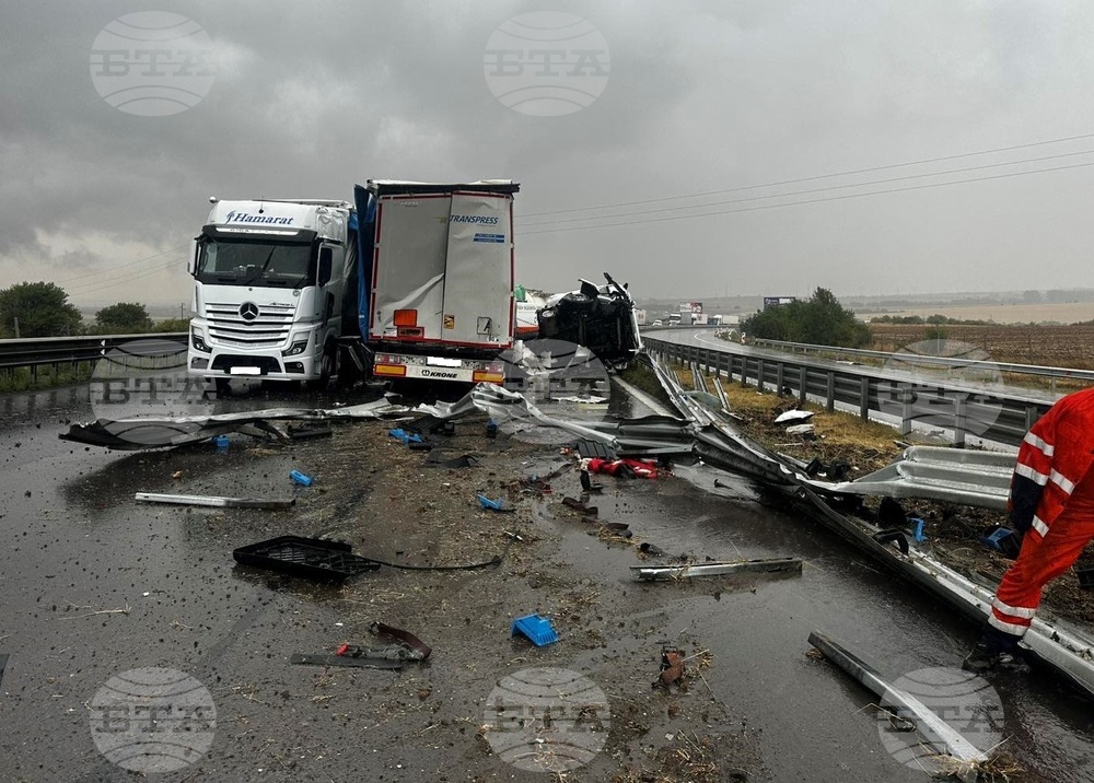 Възстановено е движението за леки автомобили при 17 км на АМ "Хемус" в посока Варна