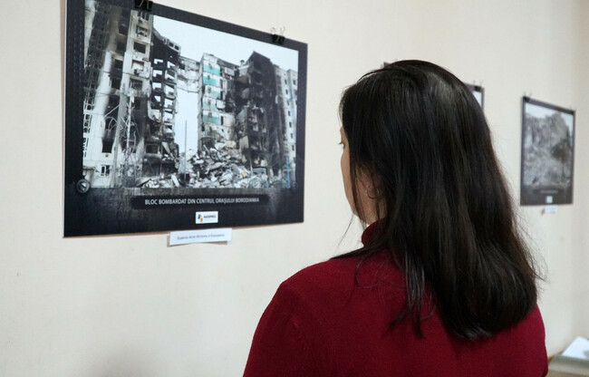 Аджерпрес: „Украйна – една година война“ - фотоизложба на румънската информационна агенция в централата на НАТО в Брюксел